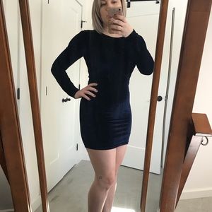 Black Swan Velvet Dress